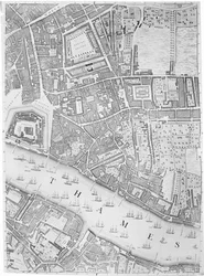 Mappa della Torre di Londra, 1746